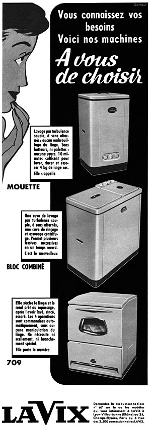 Advert Lavix 1957