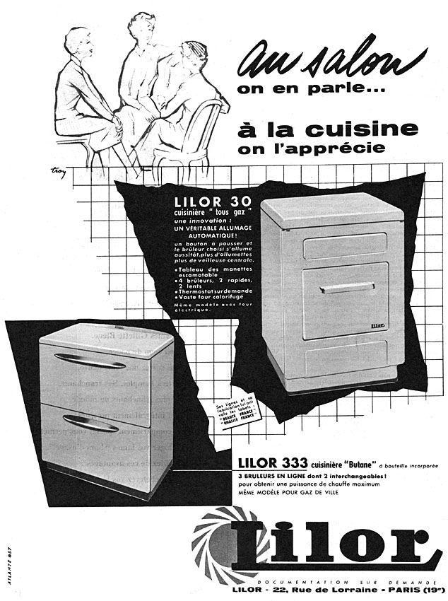 Advert Lilor 1956
