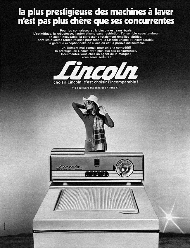 Advert Lincoln 1970