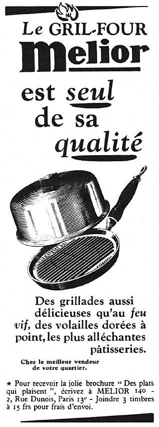Advert Melior 1953