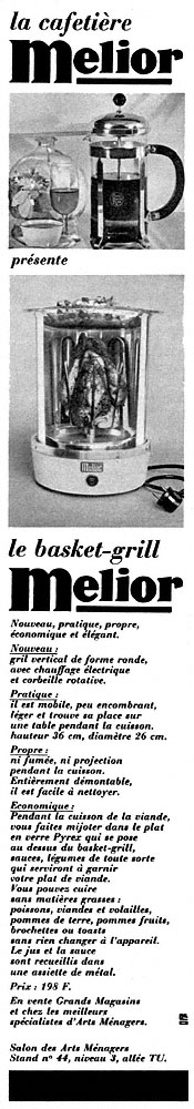 Advert Melior 1964