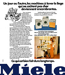 Advert Miele 1973