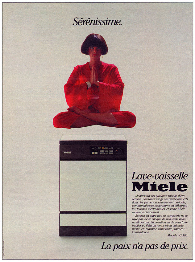 Advert Miele 1984