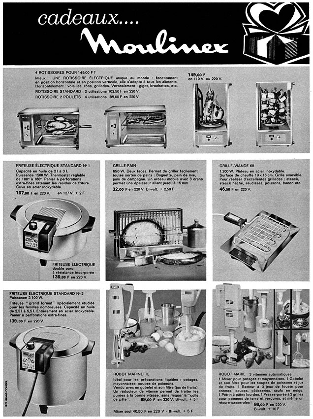 Advert Moulinex 1968