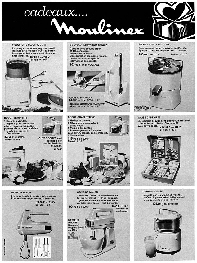 Advert Moulinex 1968