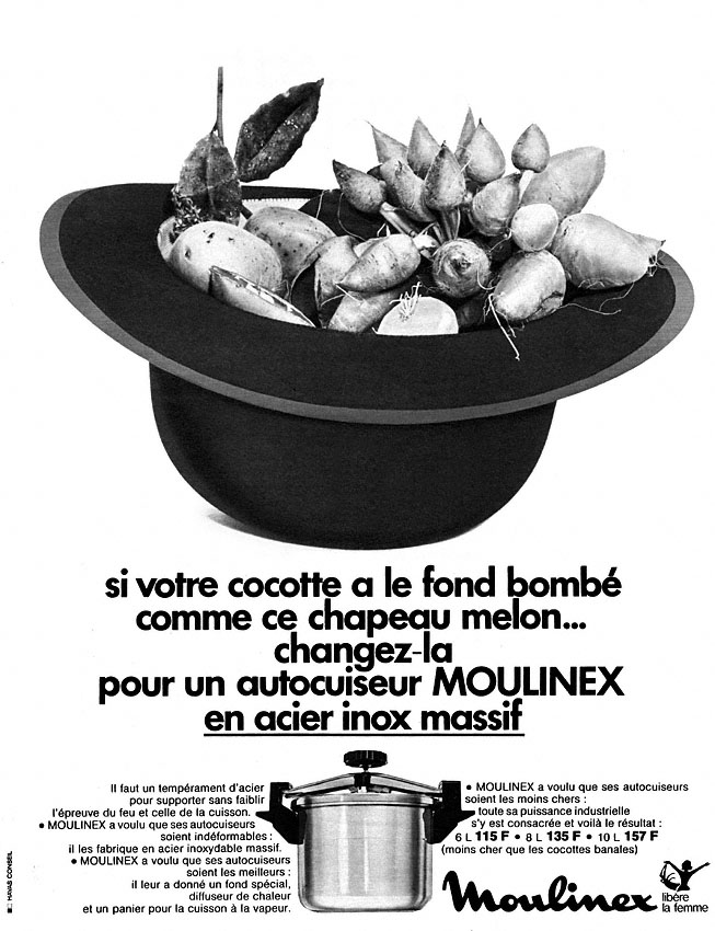 Advert Moulinex 1972
