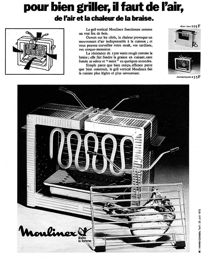 Advert Moulinex 1973