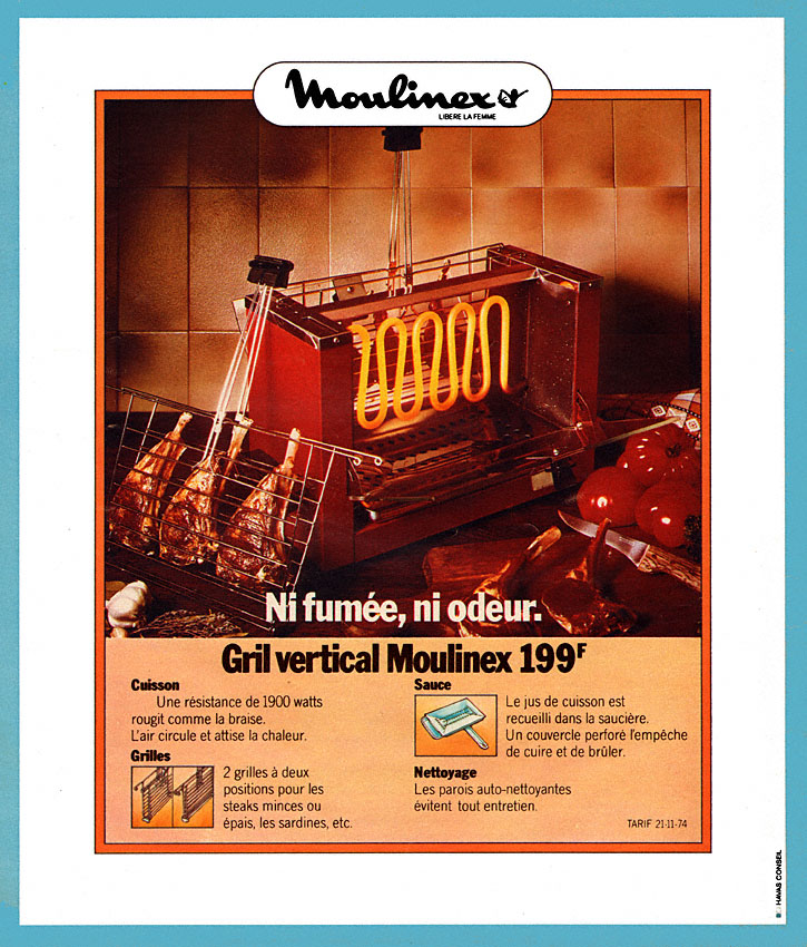 Advert Moulinex 1975