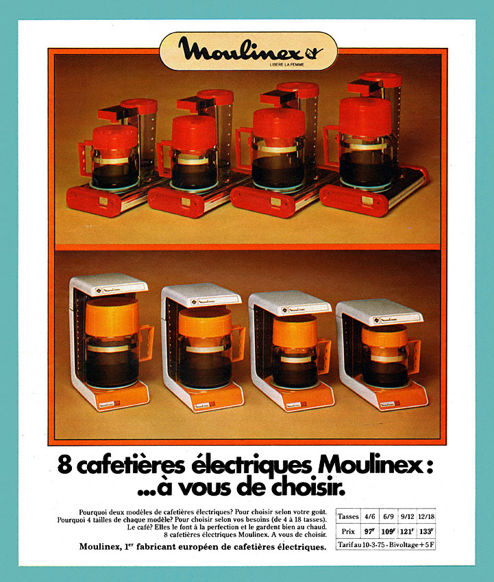 Advert Moulinex 1975