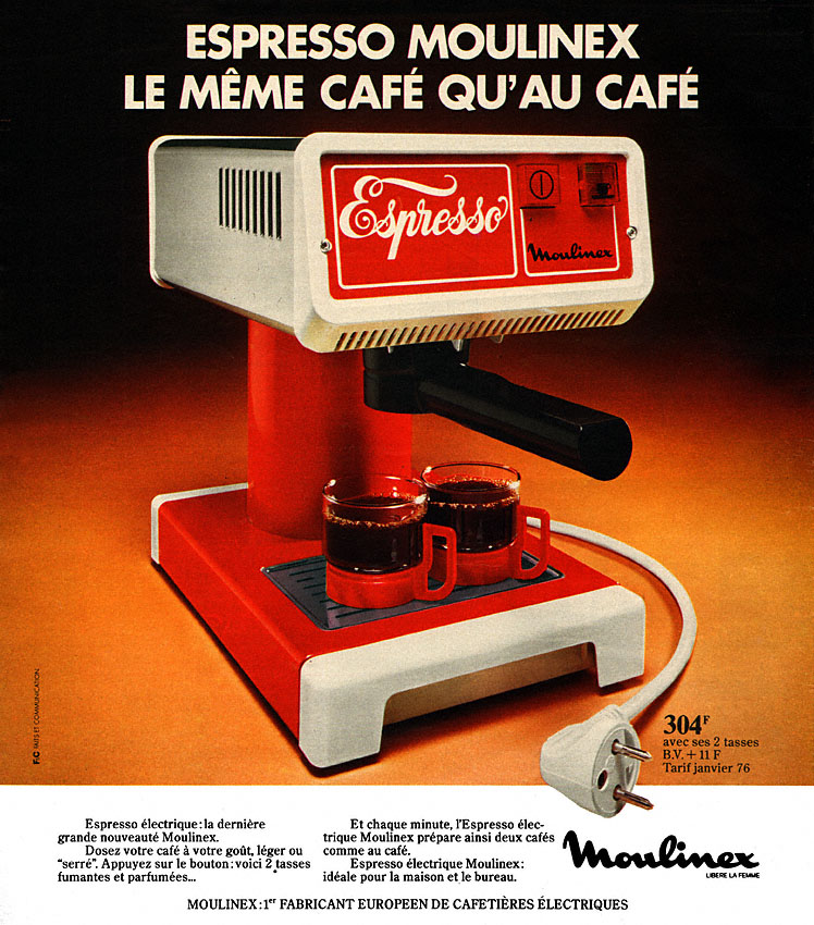 Advert Moulinex 1976