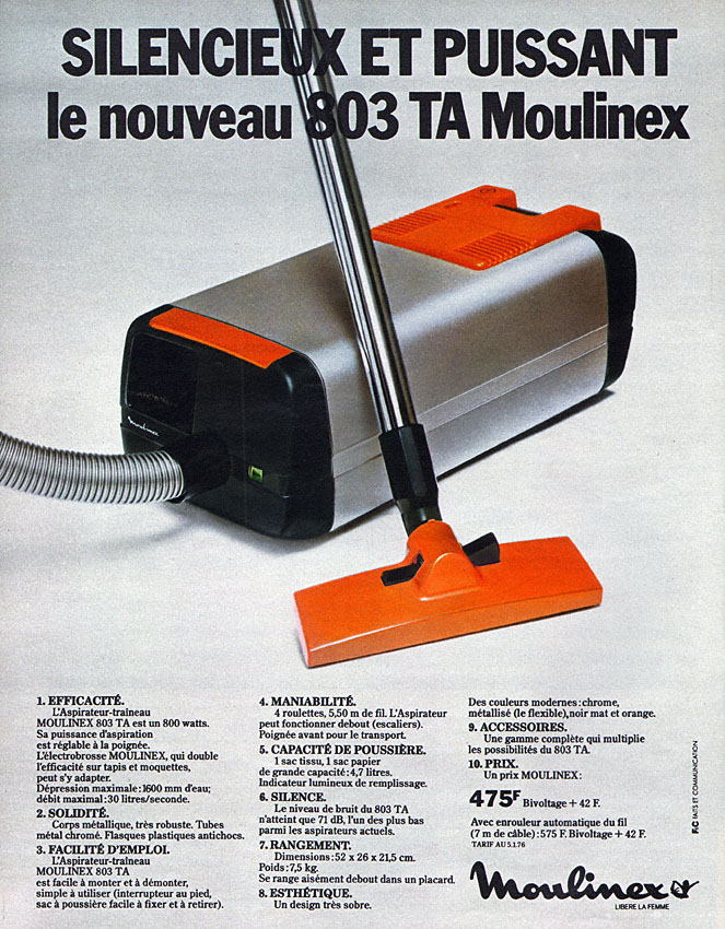 Advert Moulinex 1976