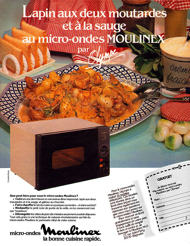 Advert Moulinex 1983