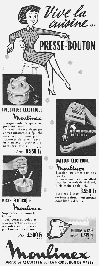 Advert Moulinex 1959