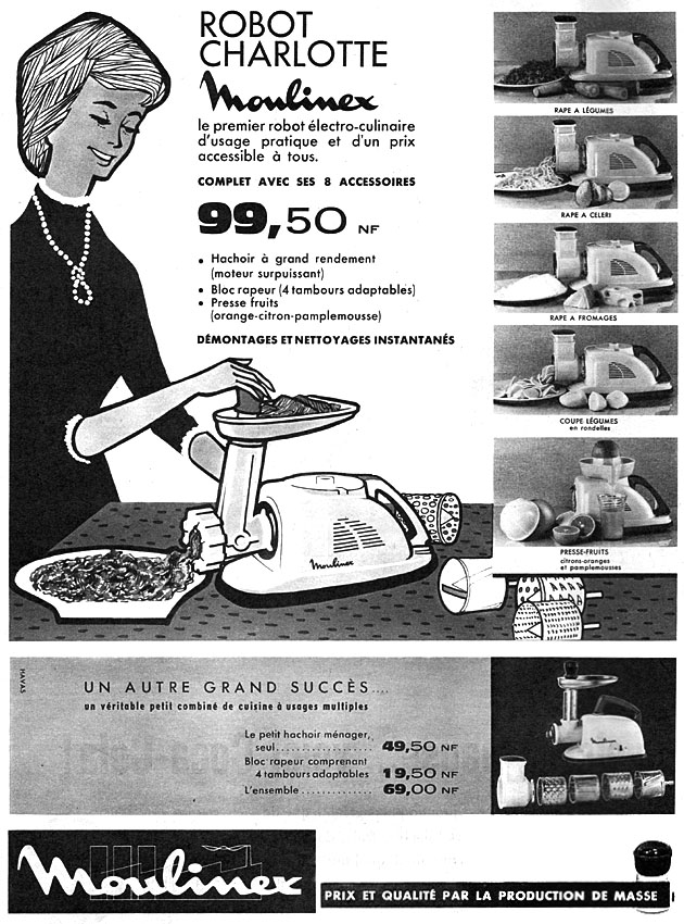 Advert Moulinex 1960