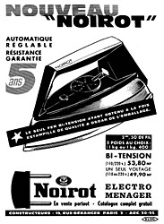 Advert Noirot 1962
