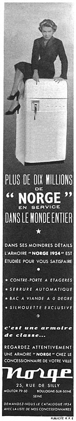 Advert Norge 1954