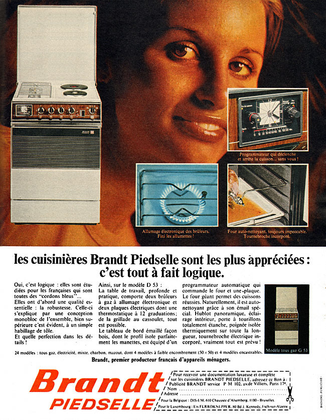 Advert Pied Selle 1970