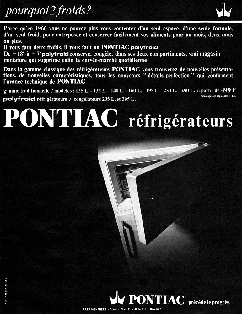 Advert Pontiac 1966