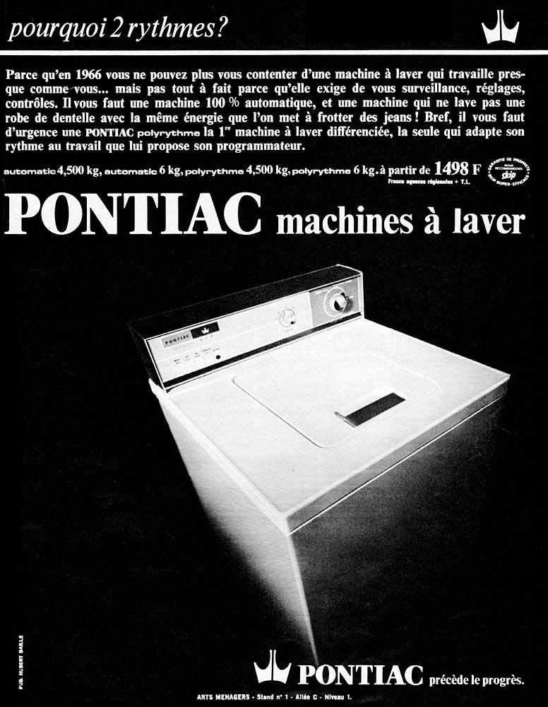 Advert Pontiac 1966