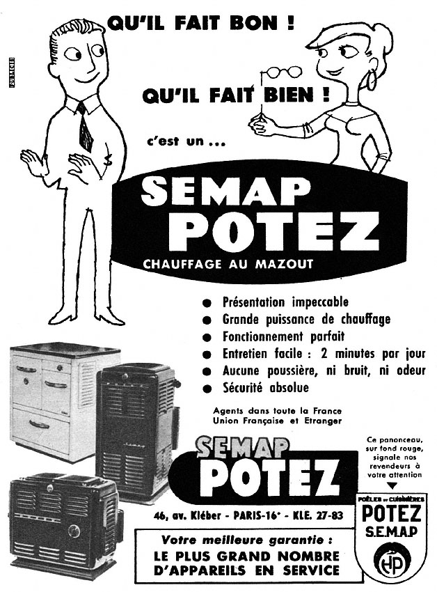 Advert Potez 1955
