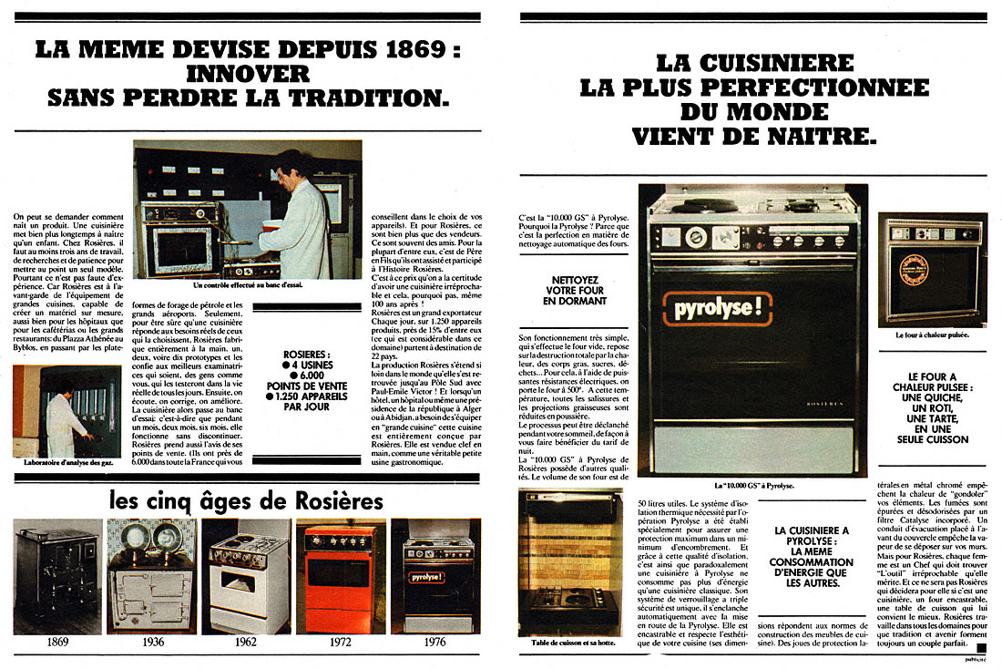 Advert Rosires 1977