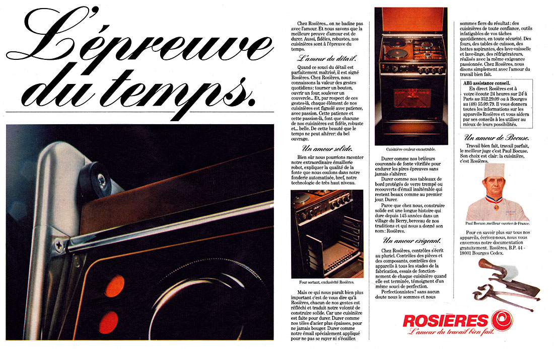 Advert Rosires 1981