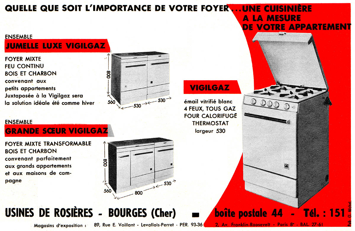 Advert Rosires 1959