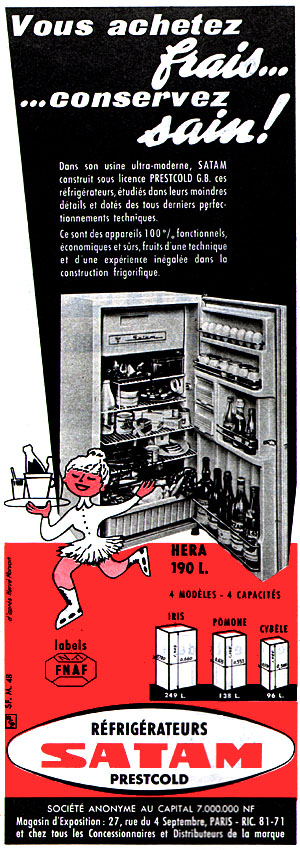 Advert Satam 1960