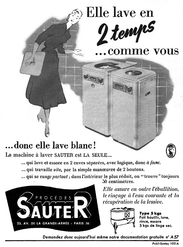 Advert Sauter 1953