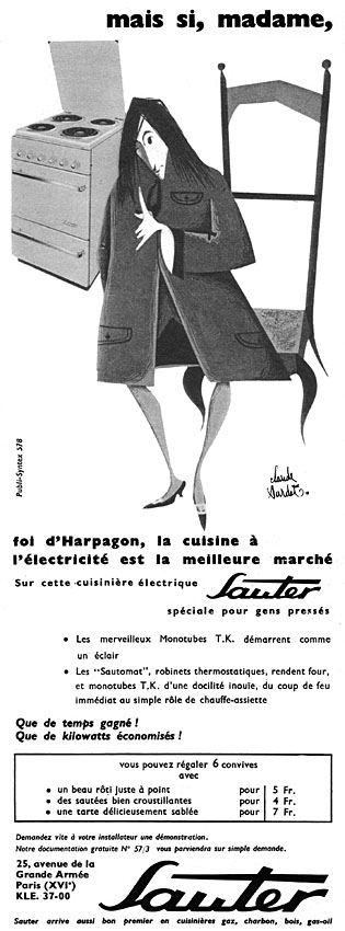 Advert Sauter 1957