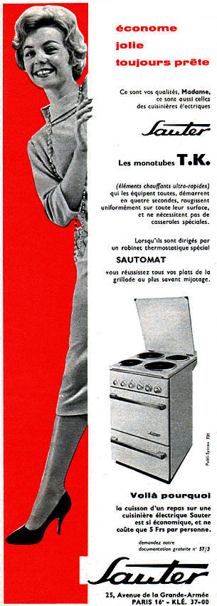 Advert Sauter 1958