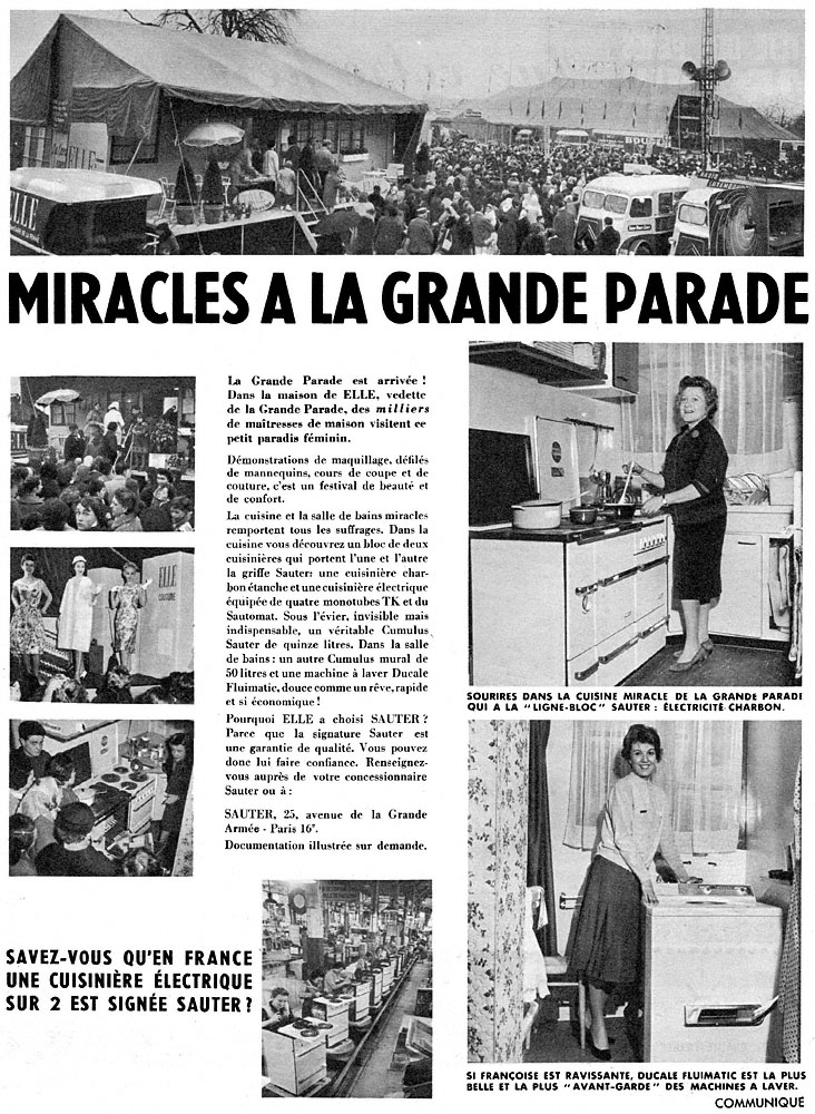 Advert Sauter 1958