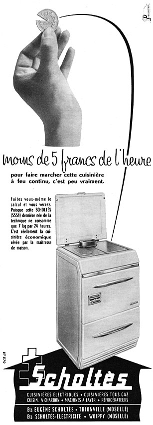 Advert Scholts 1956