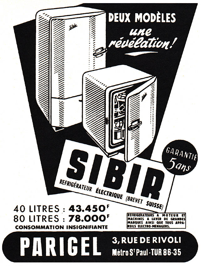 Advert Sibir 1951