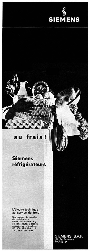 Advert Siemens 1963