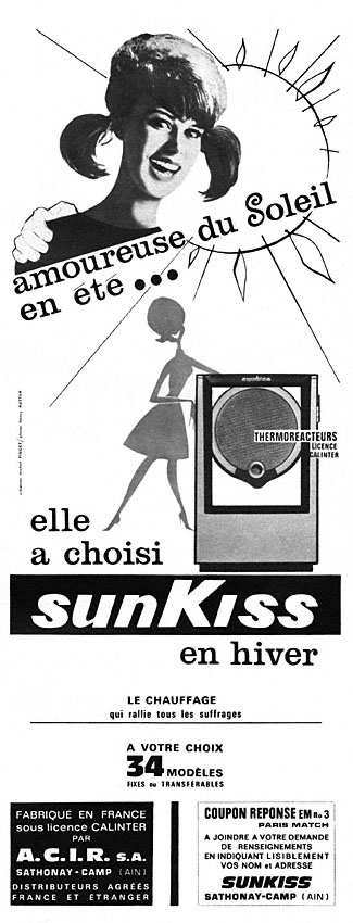 Advert Sunkiss 1963