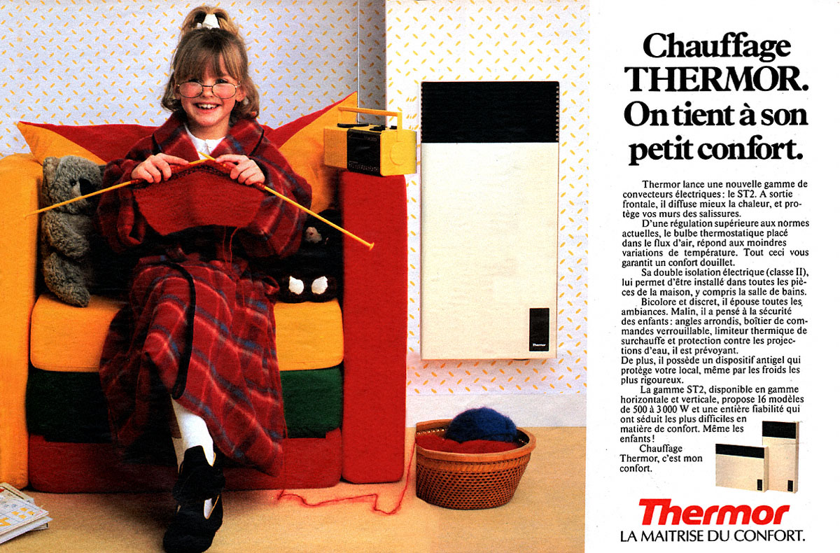 Advert Thermor 1986