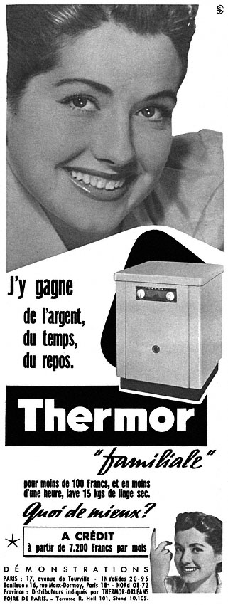 Advert Thermor 1954