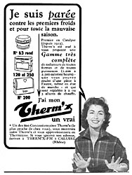 Advert Therm'x 1954