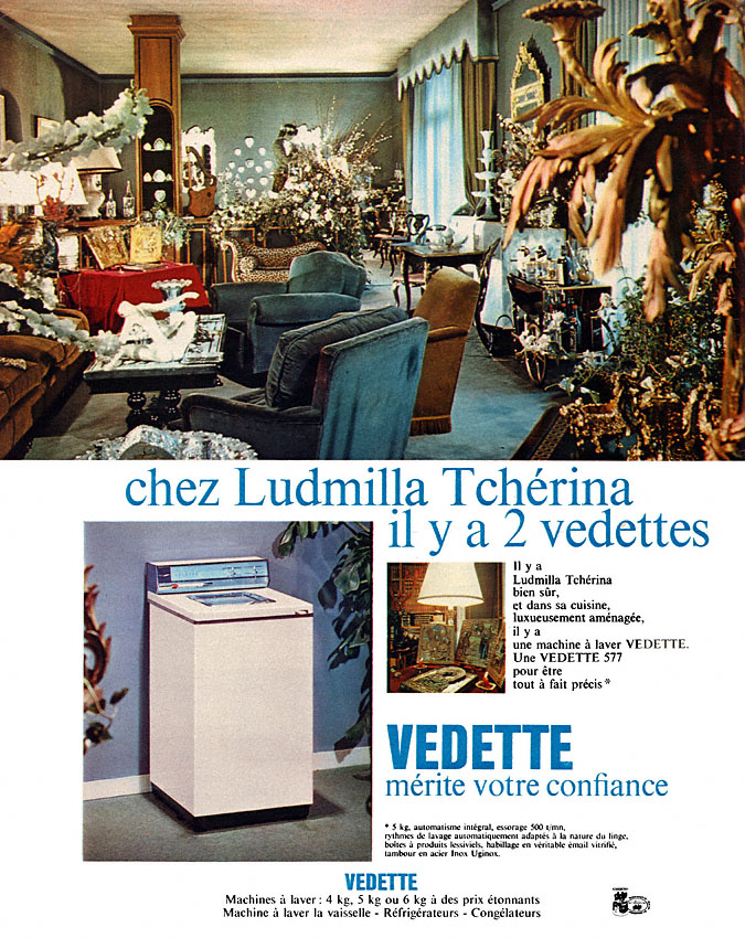 Advert Vedette 1969