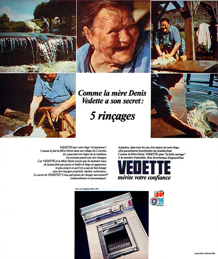 Advert Vedette 1974