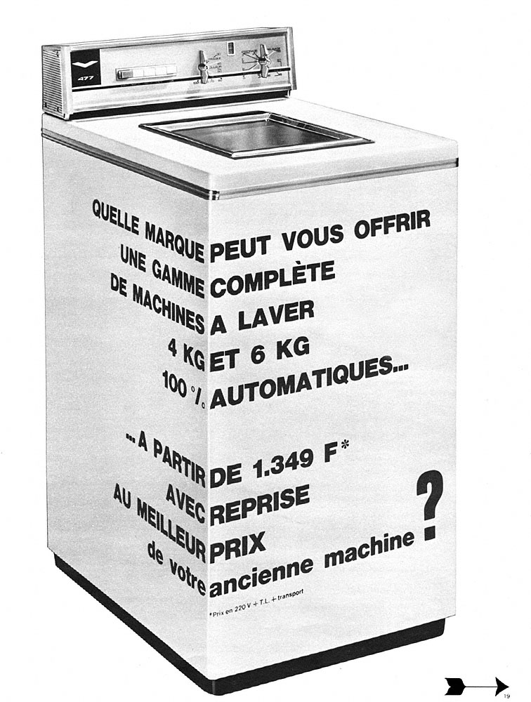 Advert Vedette 1967
