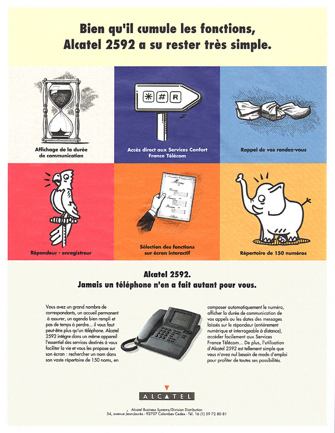 Advert Alcatel 1993