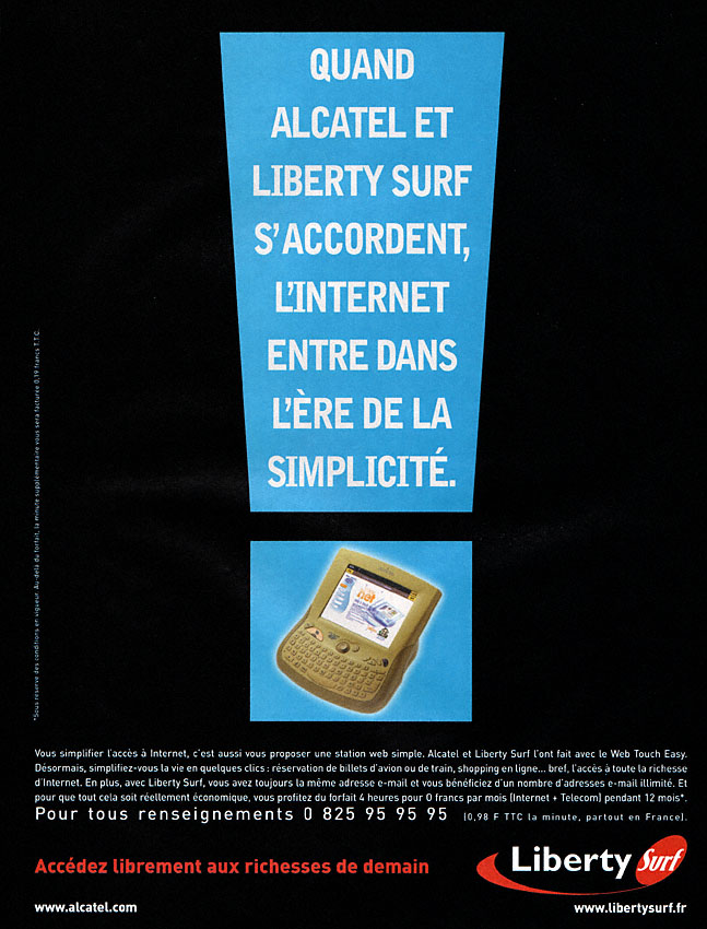 Advert Alcatel 2000