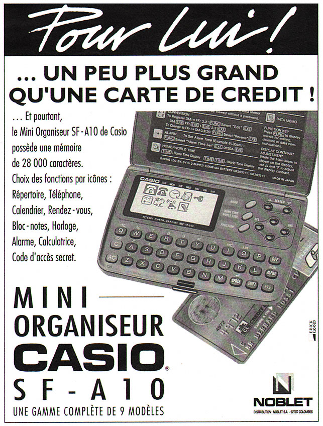 Advert Casio 1993