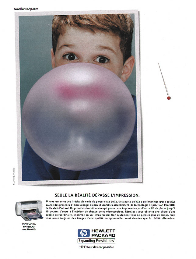 Advert Hewlett-Packard 1999