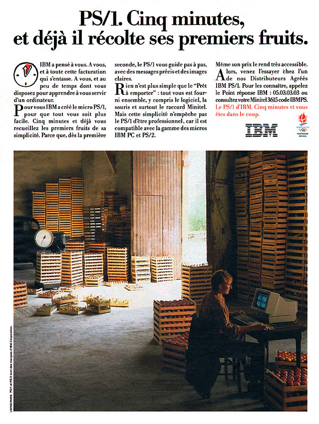 Advert Ibm 1990