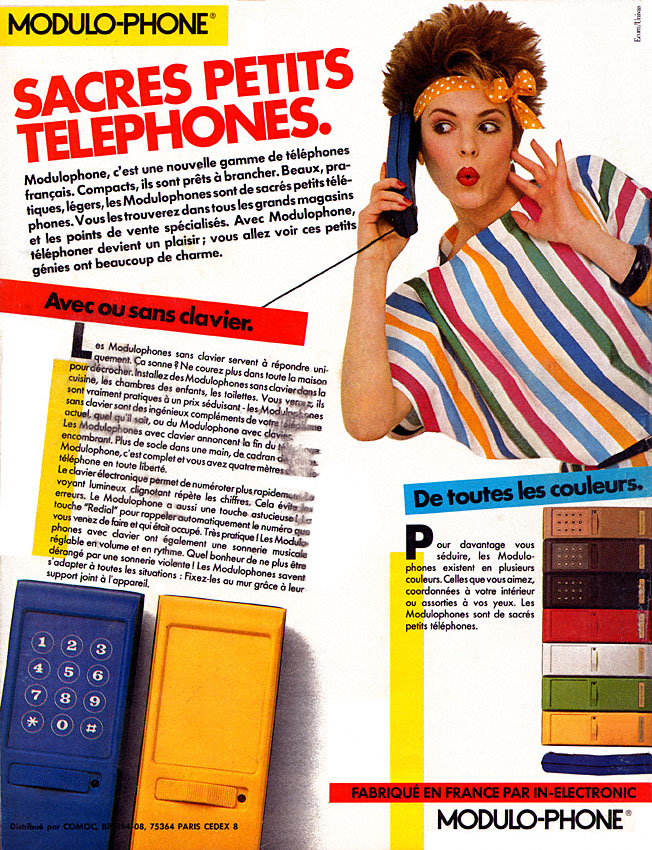 Advert Modulophone 1982