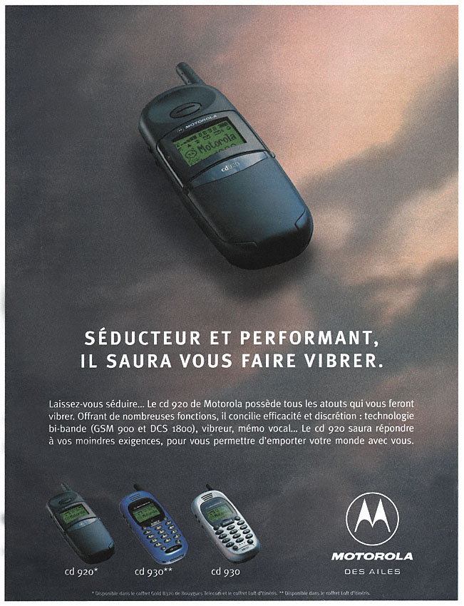 Advert Motorola 1999