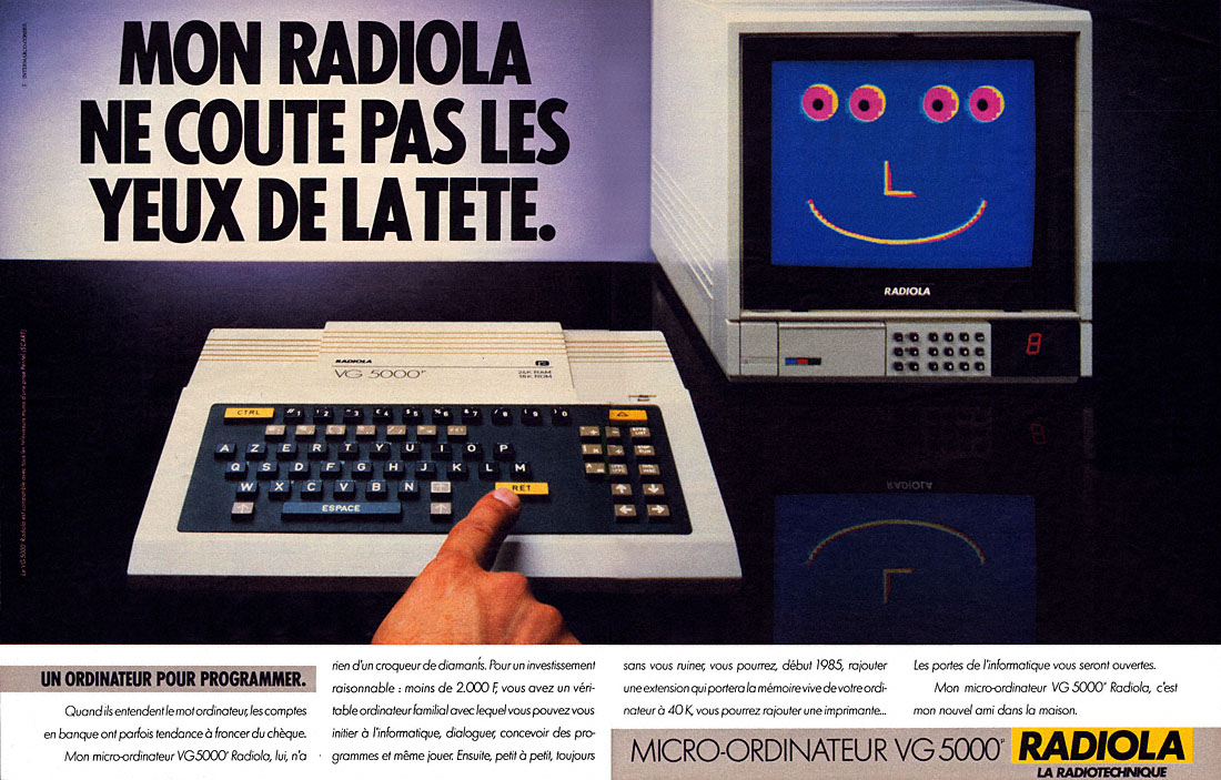 Advert Radiola 1984